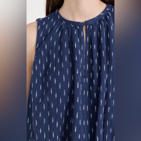 NWT FAHERTY ELIZA TOP SIZE SMALL IN IKAT - Picture 10 of 11